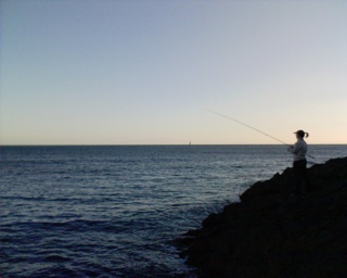 2006-08-12--Kim Fishing-1