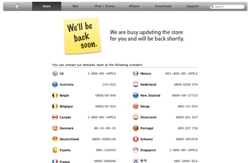 2008-06-09--Closed Apple Store