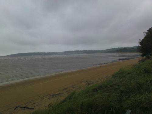 2008-09-05--Windy, Wet Swansea Bay