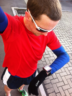 Running with Sunwise Waterloo sunglasses