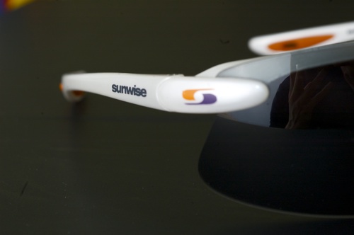 Sunwise logo on Waterloo sunglasses