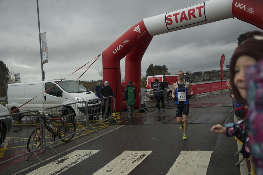 Llanelli half-marathon 2014 finish