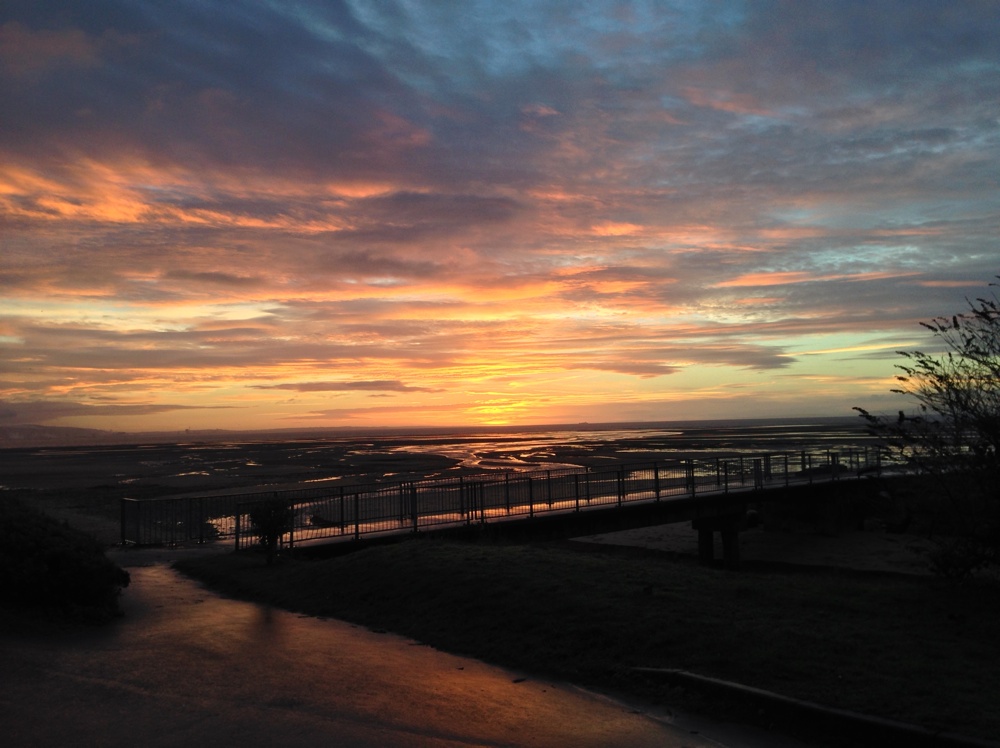 Early morning cycling