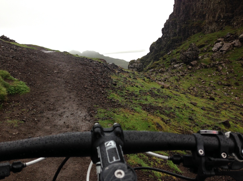 Mountain biking on Skye