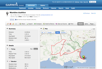 Mumbles Duathlon Data